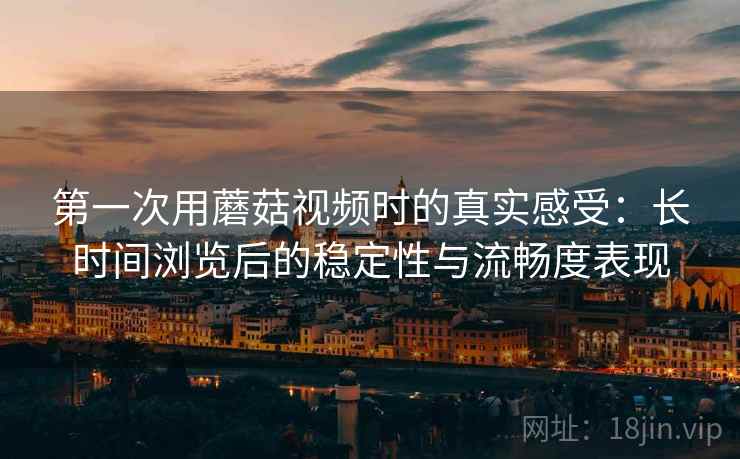 第一次用蘑菇视频时的真实感受:长时间浏览后的稳定性与流畅度表现
