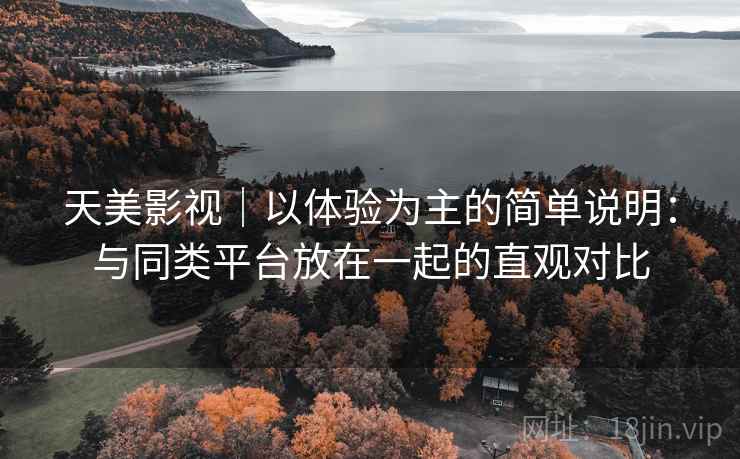 天美影视|以体验为主的简单说明:与同类平台放在一起的直观对比