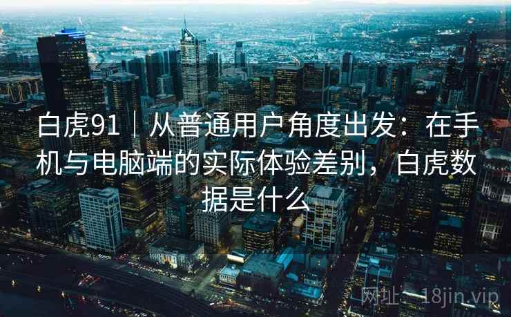 白虎91｜从普通用户角度出发：在手机与电脑端的实际体验差别，白虎数据是什么