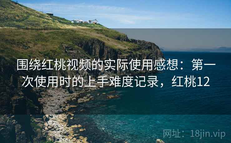 围绕红桃视频的实际使用感想:第一次使用时的上手难度记录,红桃12