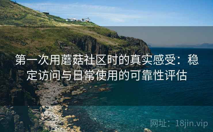 第一次用蘑菇社区时的真实感受:稳定访问与日常使用的可靠性评估